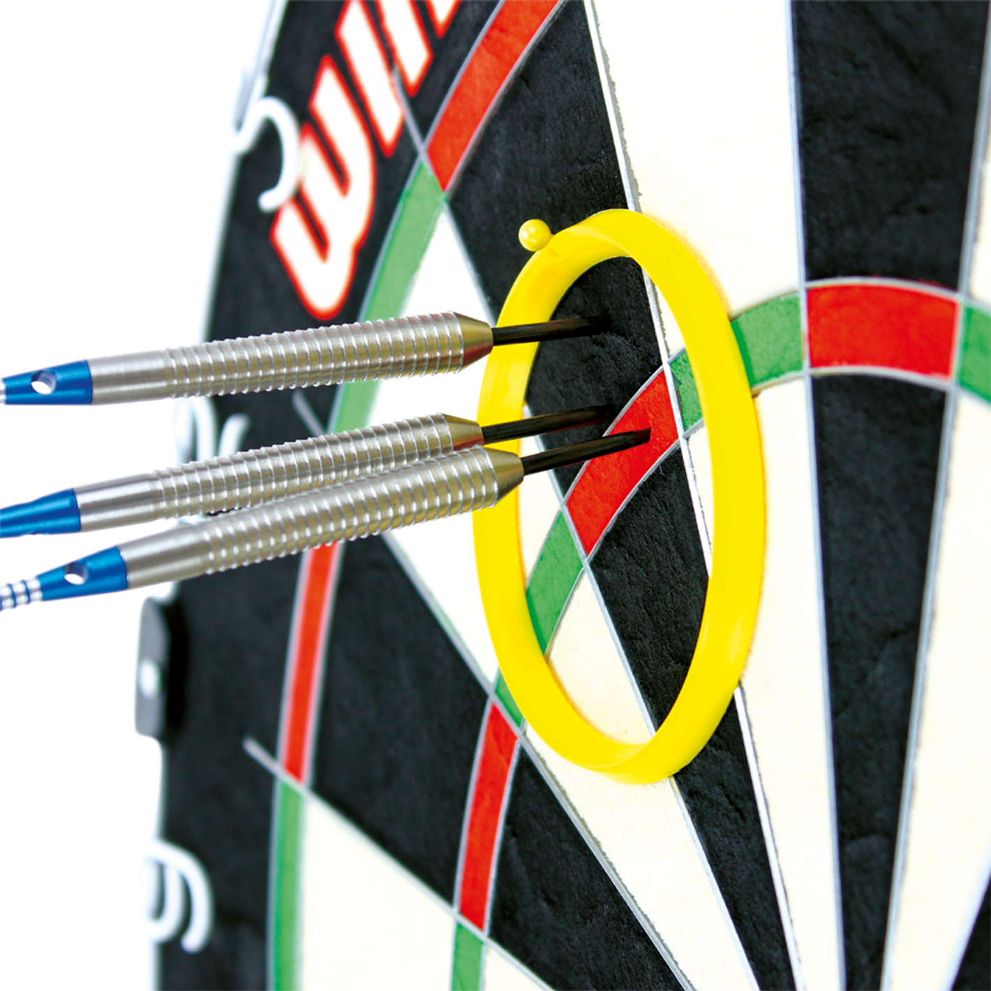 Practice rings Peter Wright