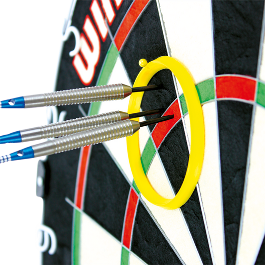 Practice rings Peter Wright