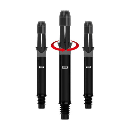 L-Style L-Shafts Silent Straight Spinner - Black