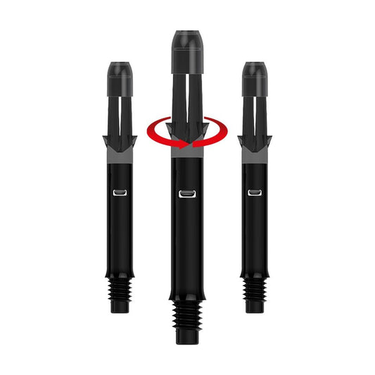 L-Style L-Shafts Silent Straight Spinner - Black