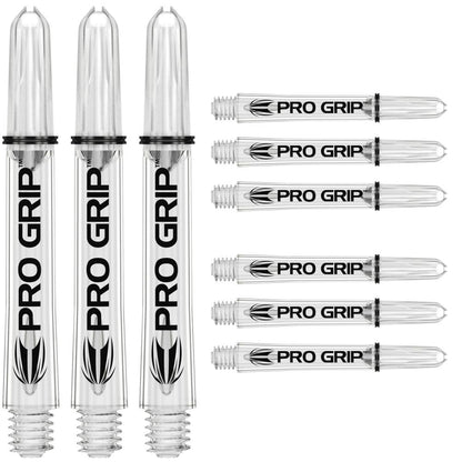 Target Pro Grip Shafts (9er Pack) - Transparent