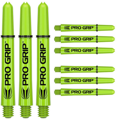 Target Pro Grip Shafts (9er Pack) - Lime Green