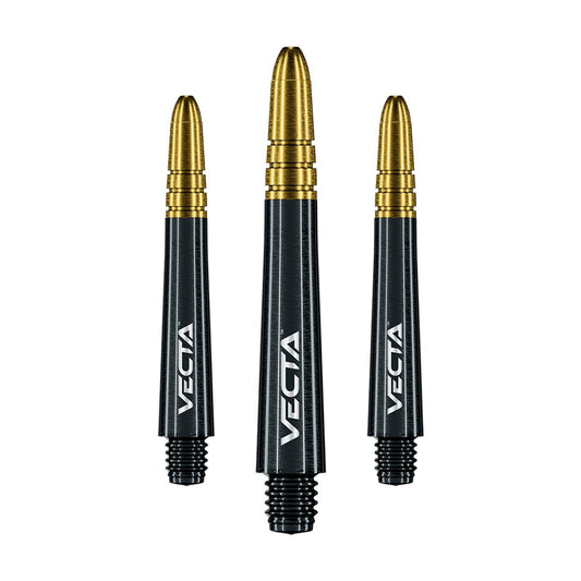winmau vecta shaft schwarz gold