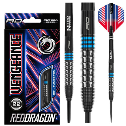 Red Dragon Vengeance Blue - Steeldarts