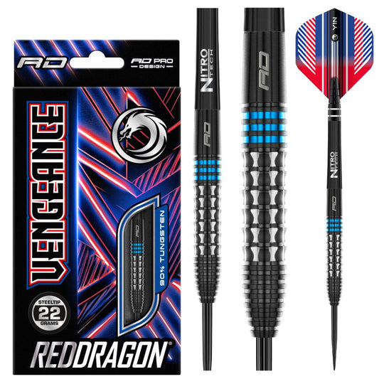 Red Dragon Vengeance Blue - Steeldarts
