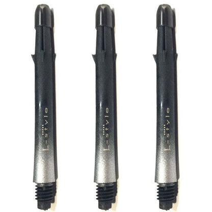 l-shaft carbon two tone silber