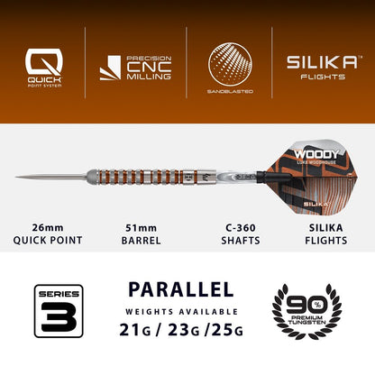 Harrows Luke Woodhouse Serie 3 Steeldarts