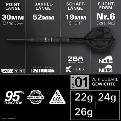 Target Star Wars Darth Vader 95 % Steeldarts