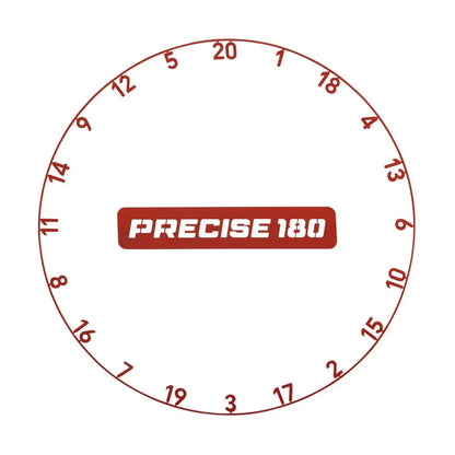 Precise180 Faded red Zahlenring