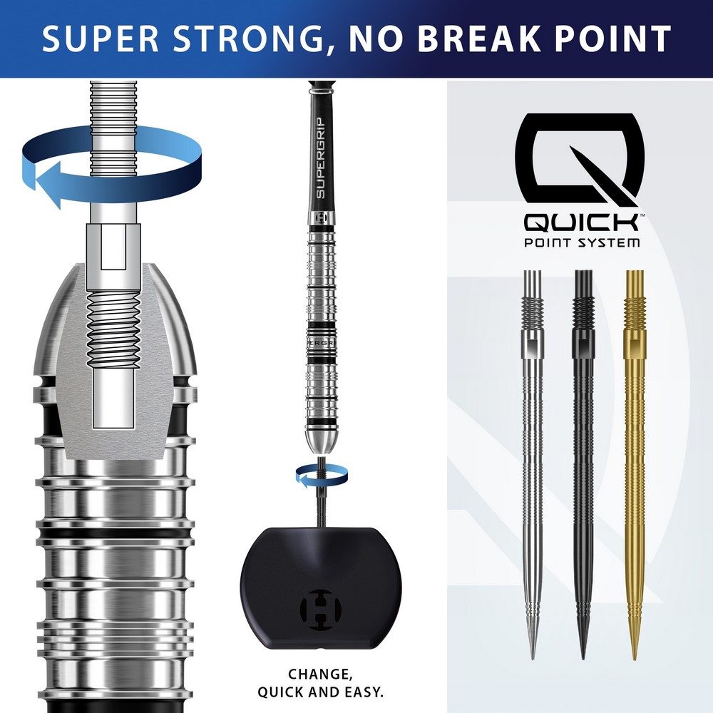 Harrows Quick Point Micro Grip Gold