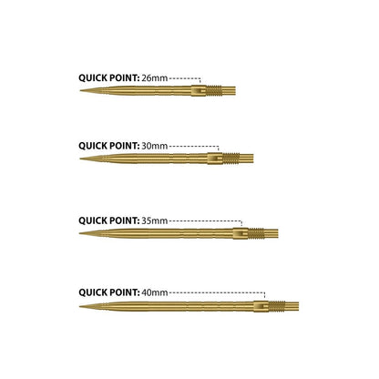 Harrows Quick Point Micro Grip Gold